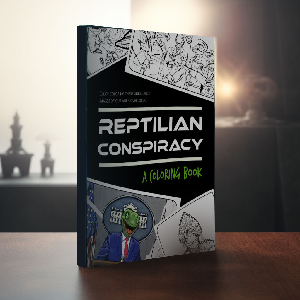 Reptilian Coloring Book Image